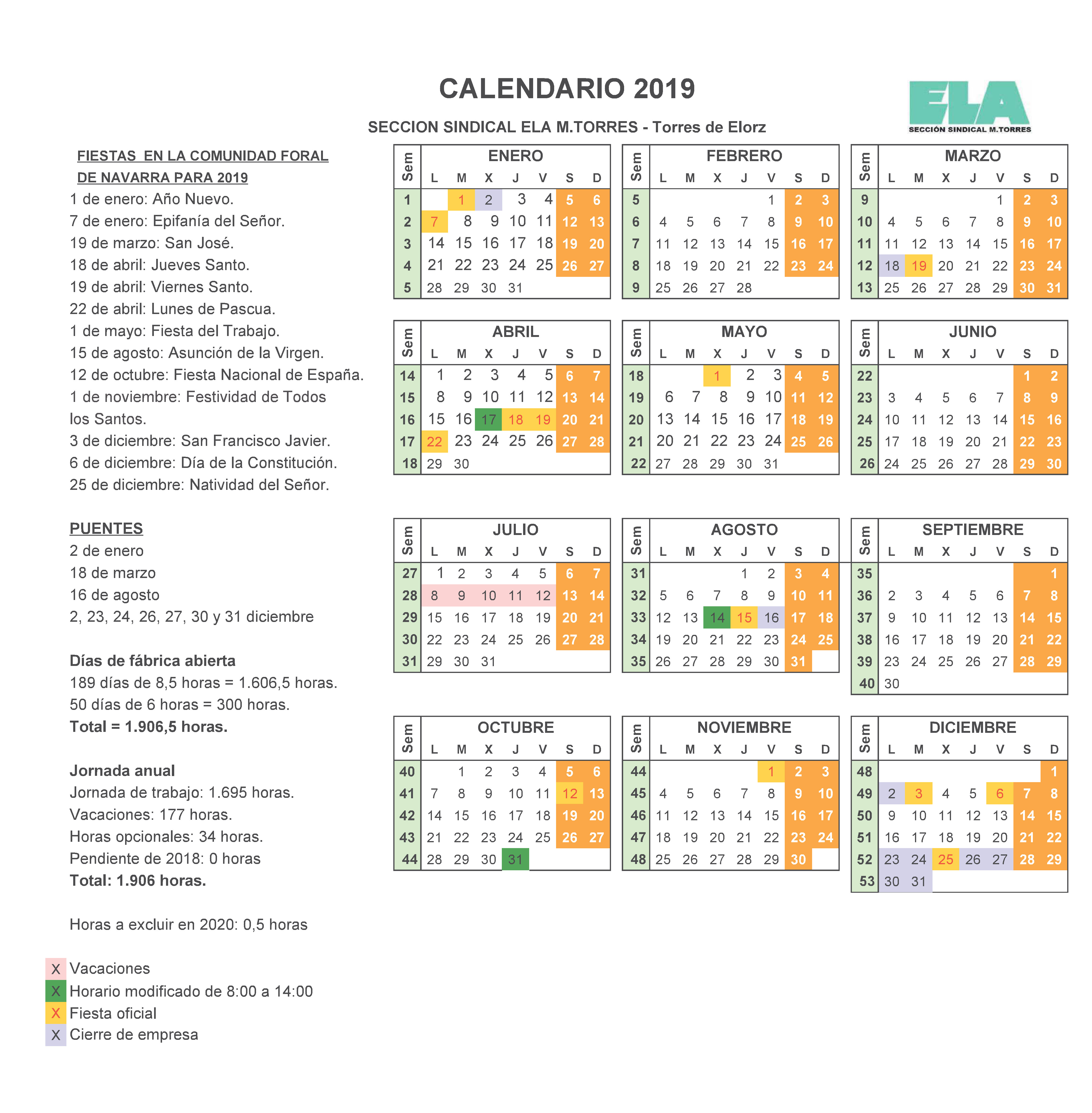 2019_Calendario